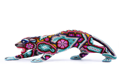 Jaguar – Obra de Arte Huichol