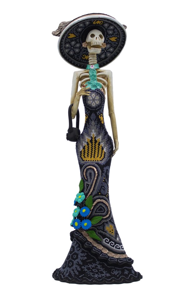 Figura de catrina enchaquirada