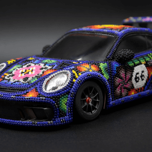 German sports car (Scale) with beads